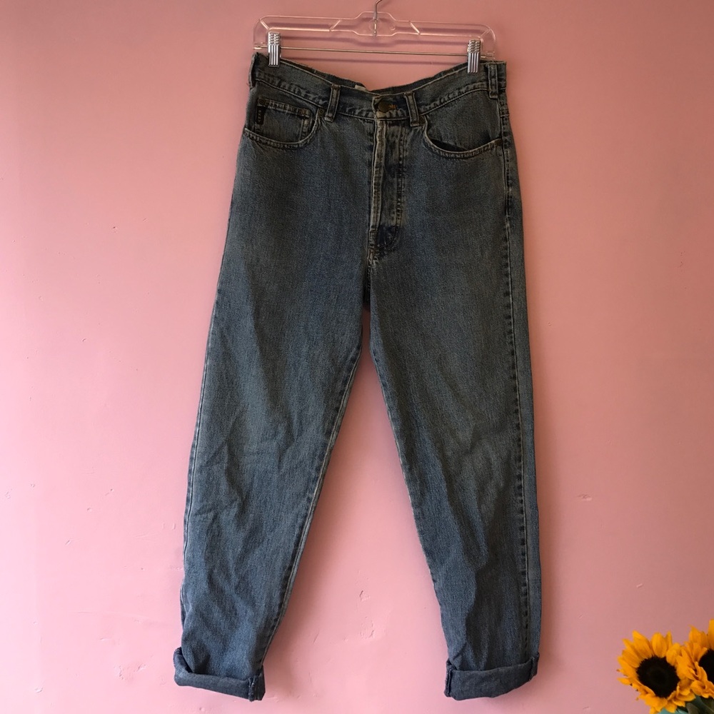 🍑 RARE VINTAGE DKNY HIGH WAIST DENIM